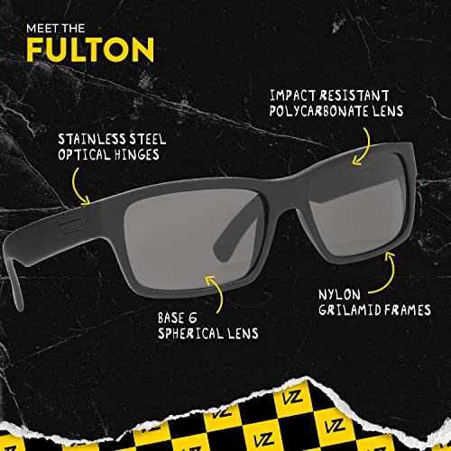 VonZipper Fulton Square Sunglasses in Shift Neutral & Black