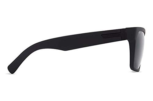 VonZipper Elmore Men's Casual Sunglasses - Black Satin/Grey