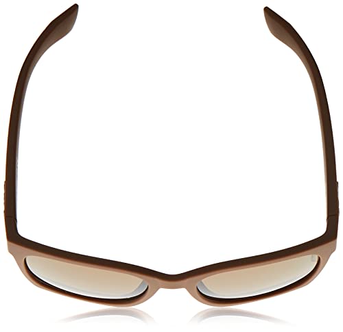 Bolle Matte Brown Polarized Square Sunglasses, One Size