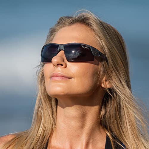 Matte Smoke Tifosi Crit Sunglasses with Smoke Fototec Lenses