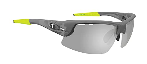 Matte Smoke Tifosi Crit Sunglasses with Smoke Fototec Lenses