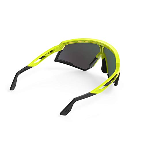 RUDY PROJECT Yellow Fluorescent Sunglasses with Orange Lenses