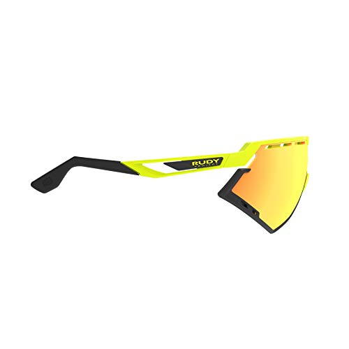 RUDY PROJECT Yellow Fluorescent Sunglasses with Orange Lenses