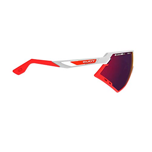 RUDY PROJECT Defender White Gloss Sunglasses Red Lenses