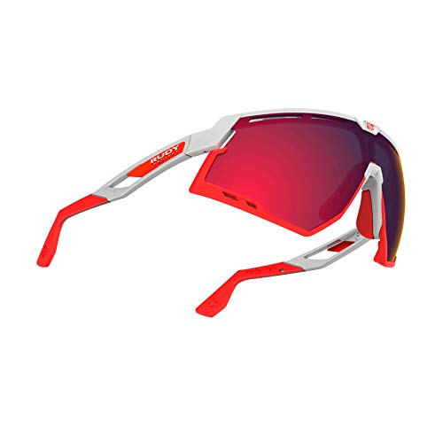 RUDY PROJECT Defender White Gloss Sunglasses Red Lenses