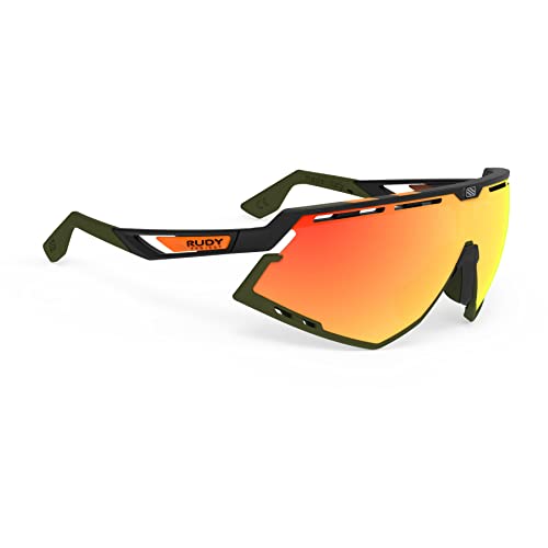 RUDY PROJECT Running Sunglasses - Black with Orange Lenses