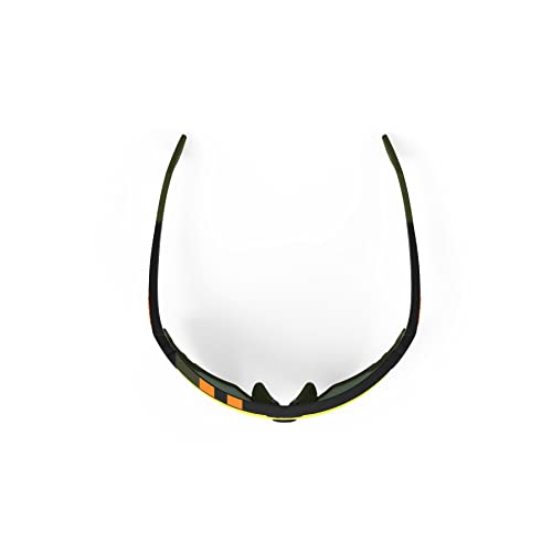 RUDY PROJECT Running Sunglasses - Black with Orange Lenses