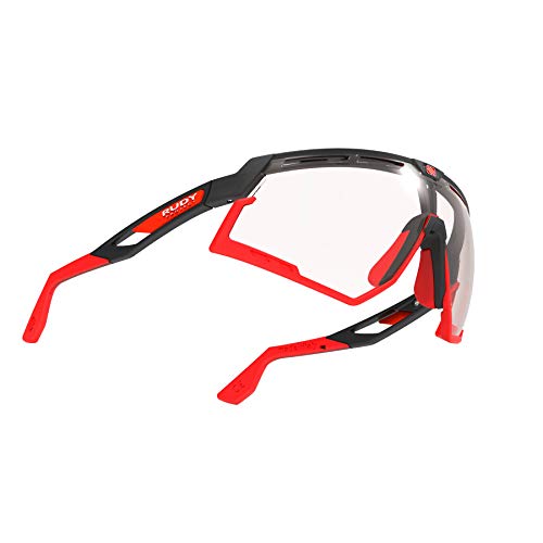 RUDY PROJECT Defender Matte Black Sunglasses with Red Lenses