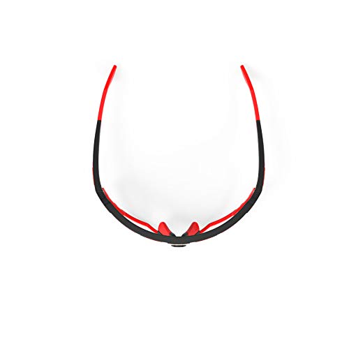 RUDY PROJECT Defender Matte Black Sunglasses with Red Lenses