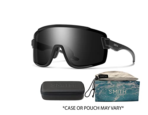 Smith Wildcat Matte Black/Chromapop Shield Sunglasses + Eyewear Kit