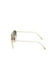 Victoria Beckham Square Sunglasses VB202S 713 Gold 59mm