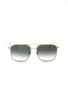Victoria Beckham Square Sunglasses VB202S 713 Gold 59mm