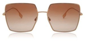 BURBERRY Rose Gold Gradient Pink Sunglasses BE 3133