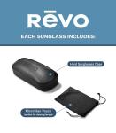 Revo Polarized Sunglasses with UV Filter and Blue Lens