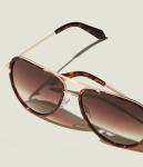 QUAY AUSTRALIA Mini Tort/Brown Fade Sunglasses