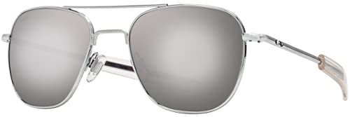 AO Original Silver Pilot Sunglasses - Polarized