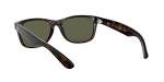 Ray-Ban RB2132 Wayfarer Sunglasses, Tortoise/Polarized Green, 55 mm