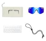 Pit Viper Merika Original Polarized Sunglasses Blue Lens