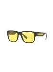 BURBERRY BE 4358 Knight Black Yellow Sunglasses