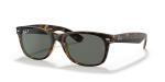 Ray-Ban RB2132 Wayfarer Sunglasses, Tortoise/Polarized Green, 55 mm