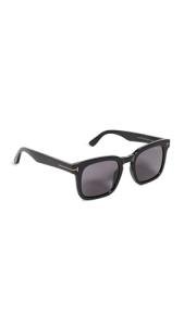 Tom Ford FT 0751 Sunglasses Shiny Black/Smoke Lenses