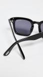 Tom Ford FT 0751 Sunglasses Shiny Black/Smoke Lenses