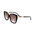 JIMMY CHOO Dark Havana/Brown Shaded Sunglasses for Women