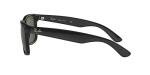 Ray-Ban RB4165 Justin Sunglasses, Black/Dark Green, 55mm
