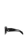 Prada Black Geometric Sunglasses Grey Gradient Lens