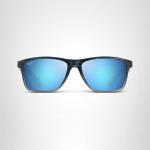 Maui Jim Men's Polarized Rectangular Sunglasses, Blue Gradient