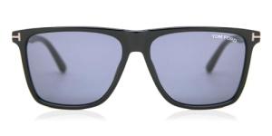 Tom Ford FT 0832 Sunglasses - Shiny Black/Smoke