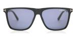 Tom Ford FT 0832 Sunglasses - Shiny Black/Smoke