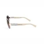 JIMMY CHOO Women's Light Gold/Brown Mirror Sunglasses