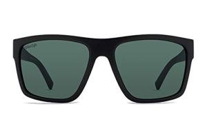 VonZipper Men's Dipstick Sunglasses in Black Satin/Wild Vintage Grey