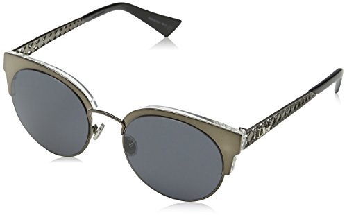 Dior 200314-0807 Sunglasses BLACK w/GREY BLUE 50mm
