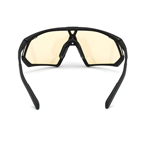Adidas Sport Sunglasses - Matte Black/Yellow
