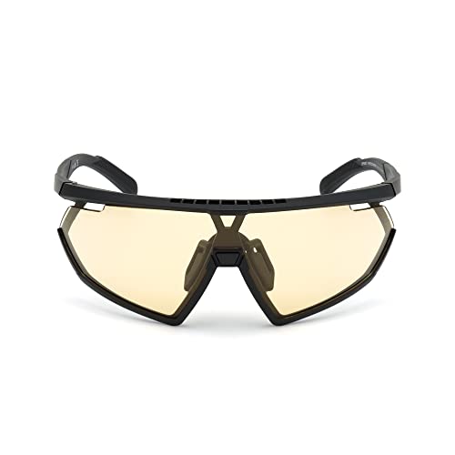 Adidas Sport Sunglasses - Matte Black/Yellow