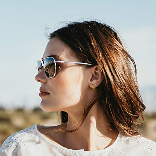 AO Original Silver Pilot Sunglasses - Polarized