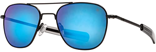 AO Blue Mirror Pilot Sunglasses