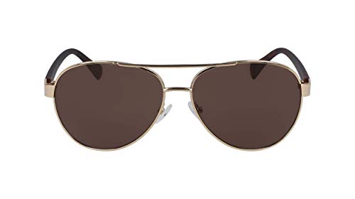 Calvin Klein CK19316S Aviator Sunglasses, Gold/Tortoise