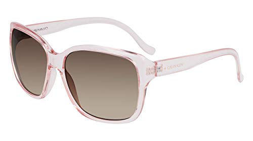 Calvin Klein CK20518S Women's Rectangular Sunglasses in Crystal Rose