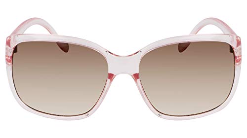 Calvin Klein CK20518S Women's Rectangular Sunglasses in Crystal Rose