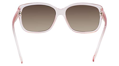 Calvin Klein CK20518S Women's Rectangular Sunglasses in Crystal Rose