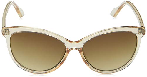 Calvin Klein Women's Cat-Eye Sunglasses, Beige Crystal