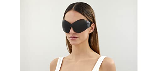 Balenciaga BB0180S Black/Grey 99/1/110 Unisex Sunglasses