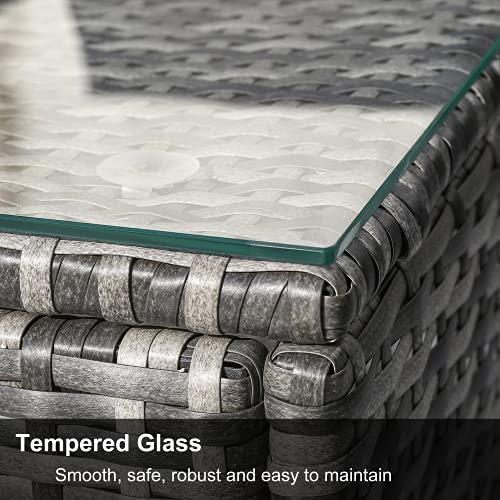 BTM Garden Corner Sofa Set with Coffee Table