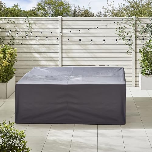 Seychelles Beige Outdoor Patio Sofa Set with Benches