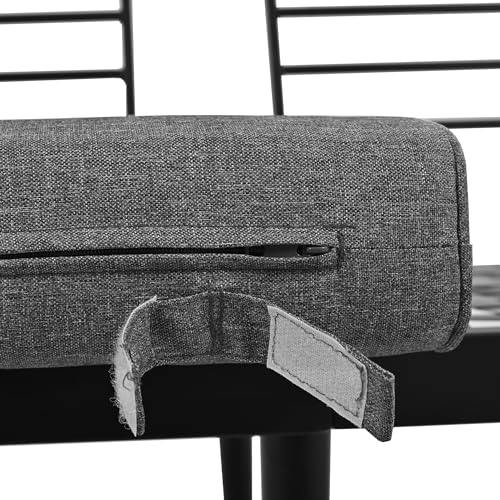 Modern Garden Dining Set for 5-6, Grey Color