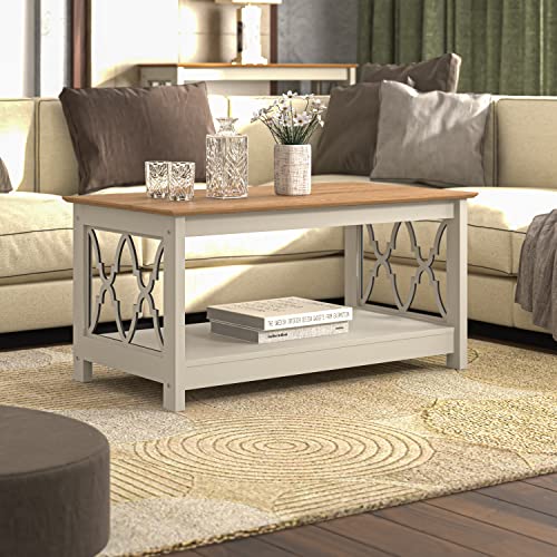 Galano Nova Coffee Table - Modern Distressed Oak Finish