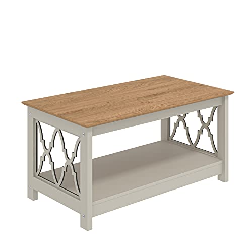 Galano Nova Coffee Table - Modern Distressed Oak Finish